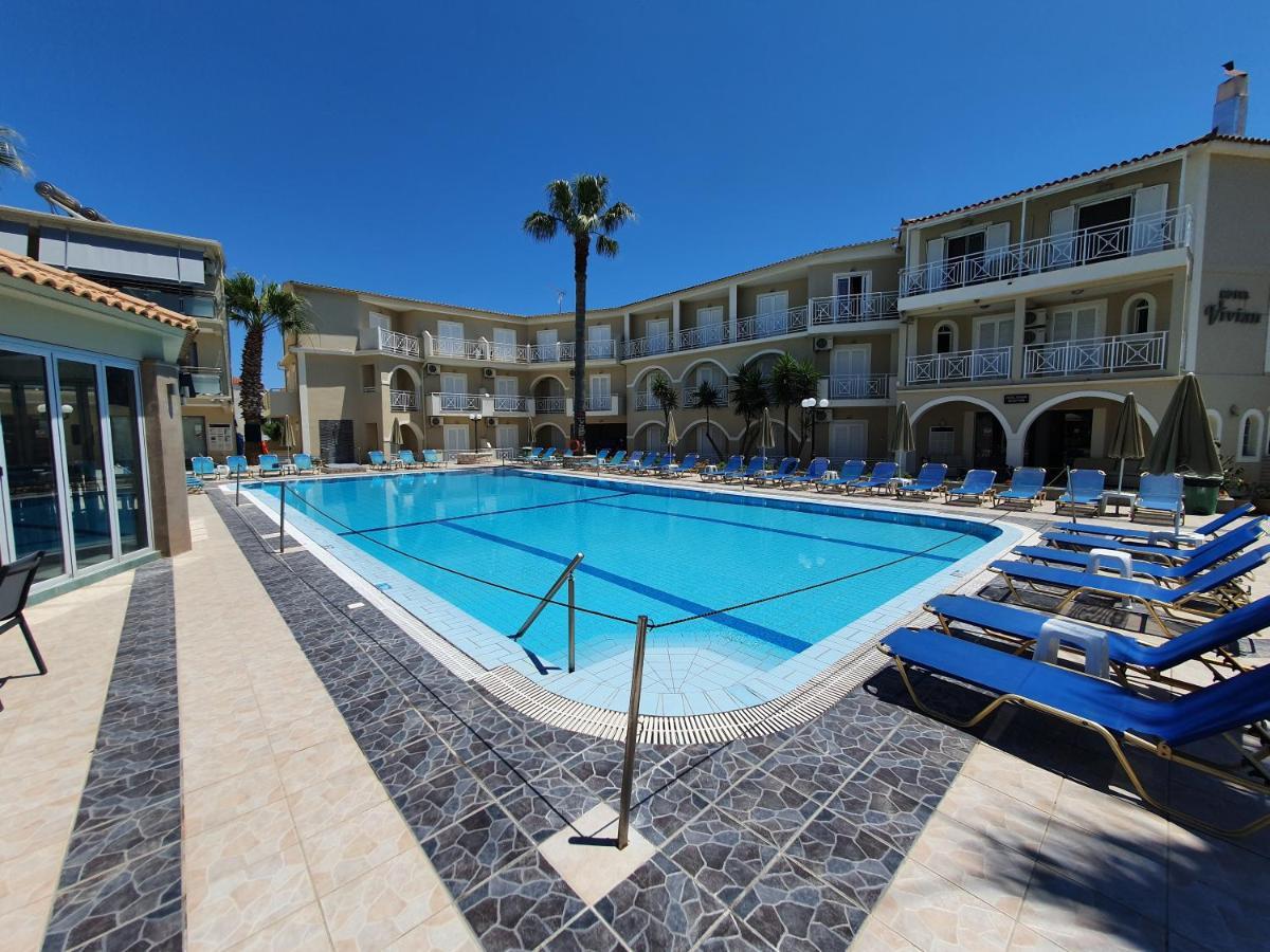 Vivian Hotel Laganas Bagian luar foto